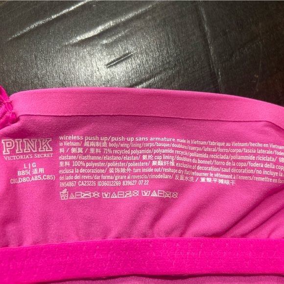 Victoria’s Secret Wireless Push Up Bralettes (2) Hot Pink + 70’s Style Neutrals - Picture 4 of 13